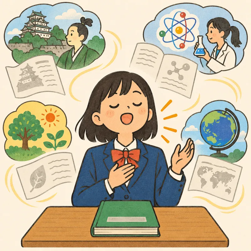 暗唱のイラスト