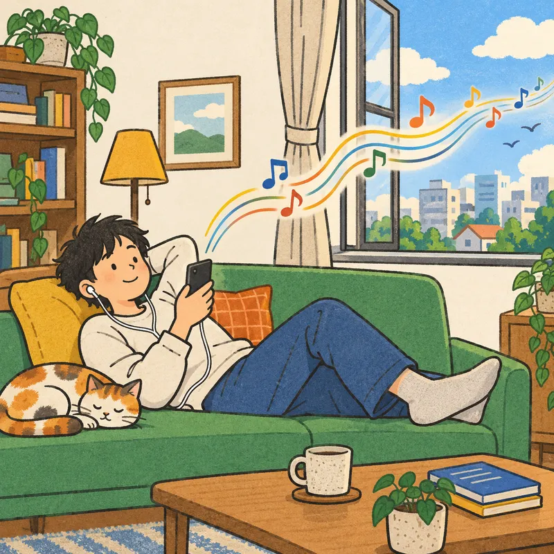 聞き流すだけ英語のイラスト