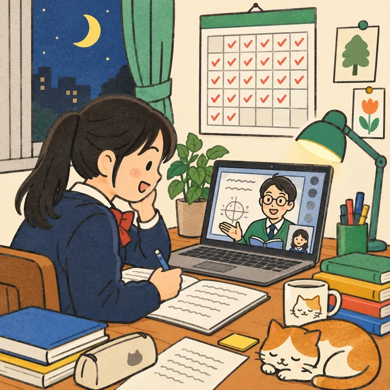 オンライン英会話毎日のイラスト