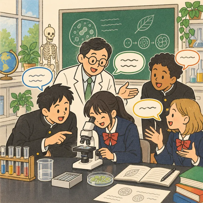 CLIL / イマージョンのイラスト