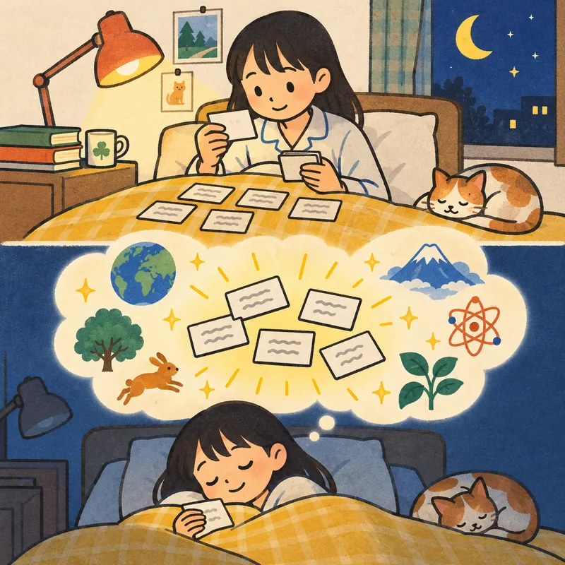 Sleep-after-learningのイラスト