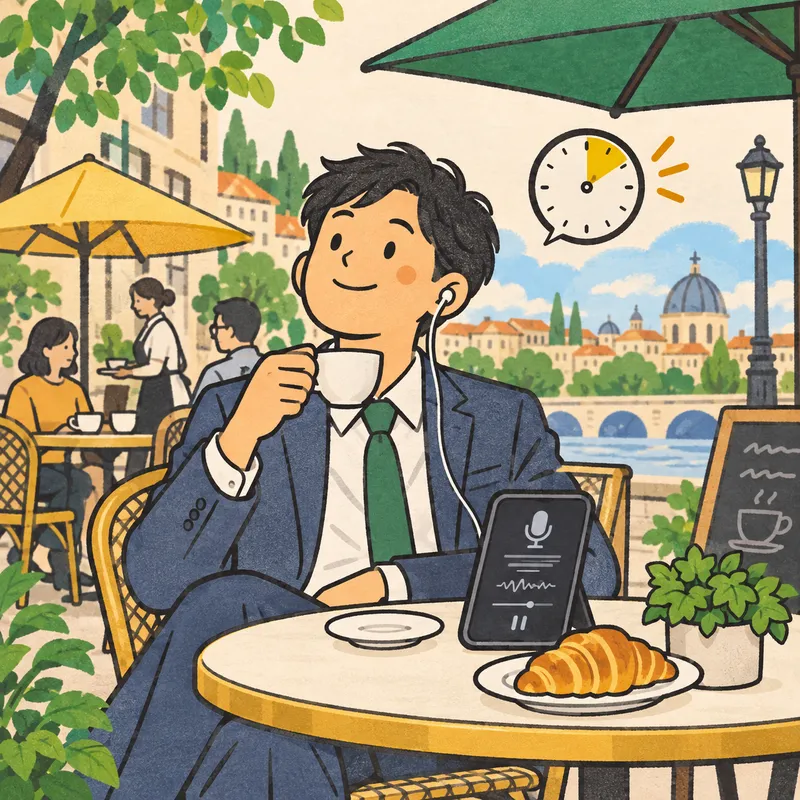Coffee Break Frenchのイラスト