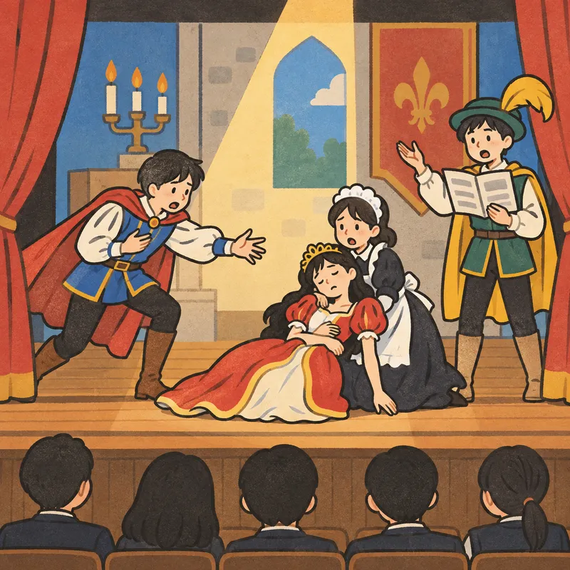 Drama/演劇法のイラスト