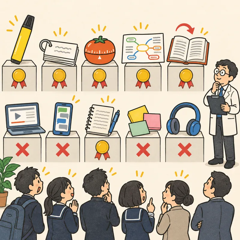 学習技法総覧のイラスト