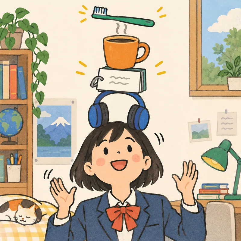 Habit stackingのイラスト