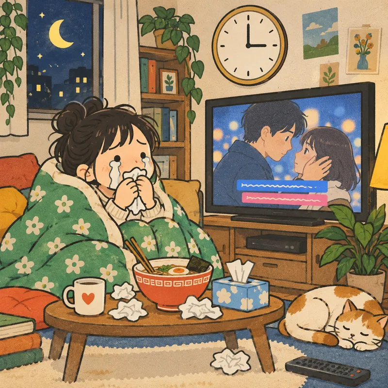 K-drama二重字幕のイラスト