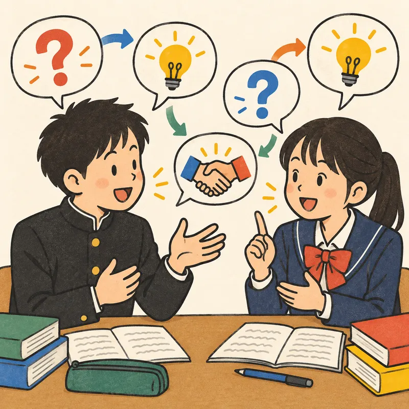 インタラクション(2)のイラスト