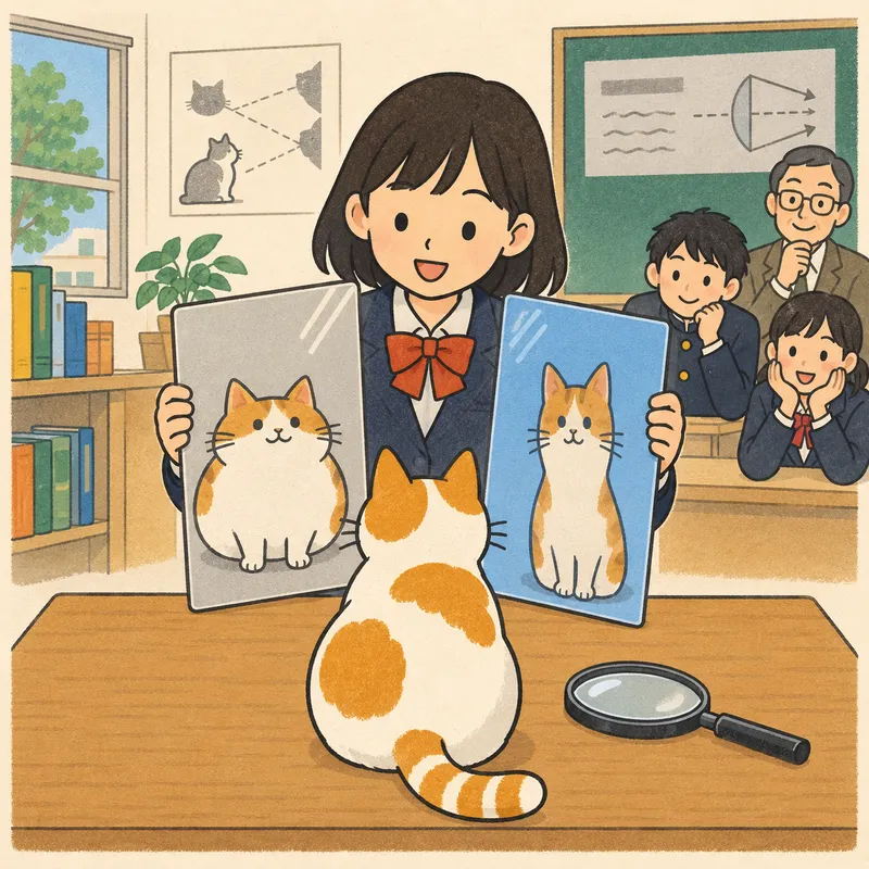 対照翻訳による語彙指導のイラスト