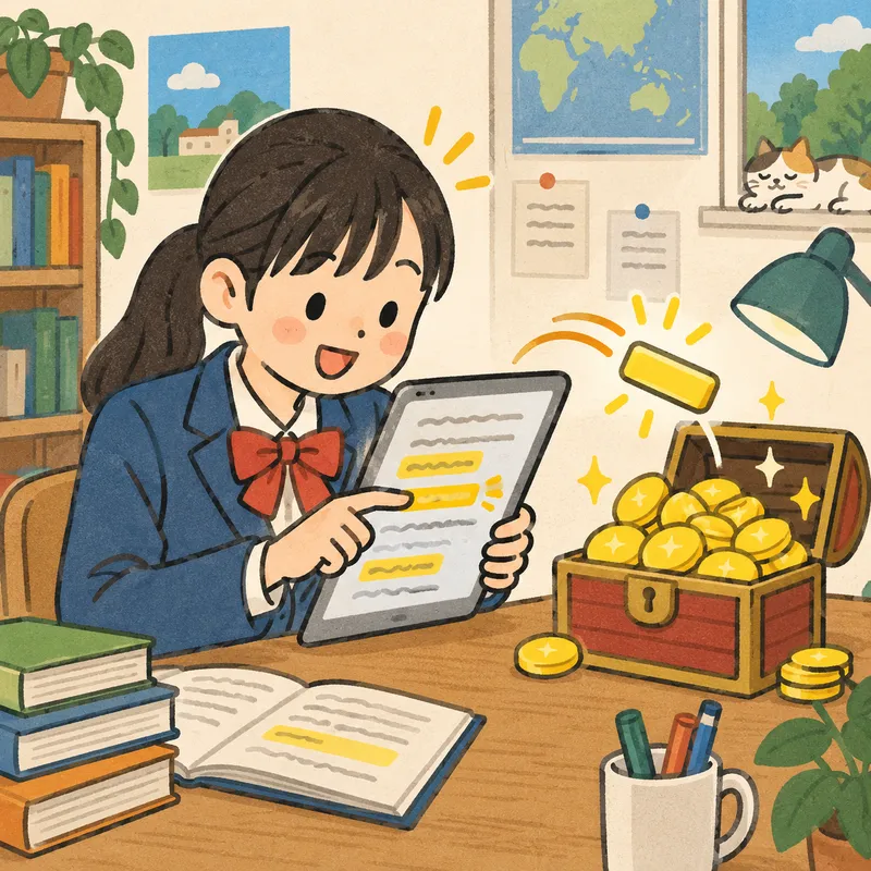 LingQのイラスト