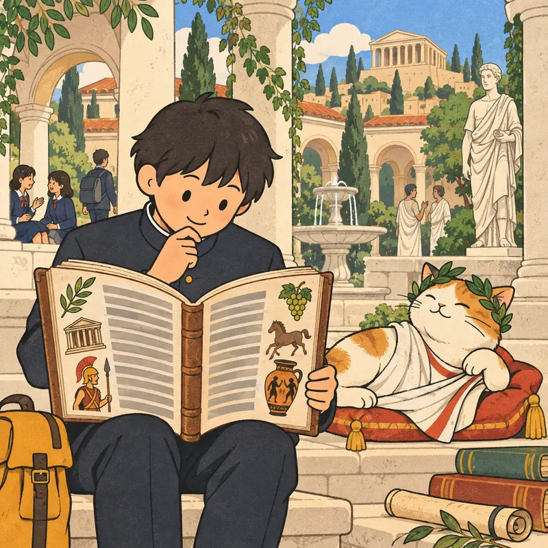 Lingua Latina per se Illustrataのイラスト