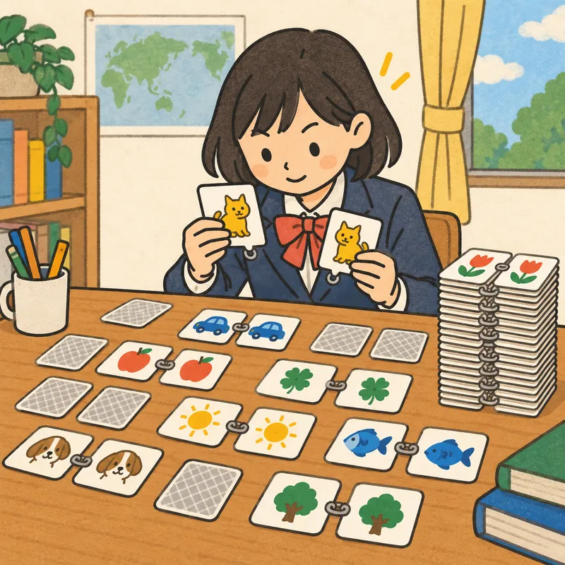 Paired Associate Learning drillのイラスト