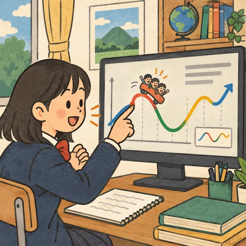 Pitch accent visual (OJAD/Dogen)のイラスト