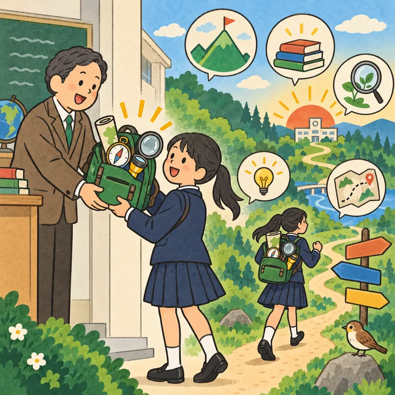 ストラテジー指導のイラスト