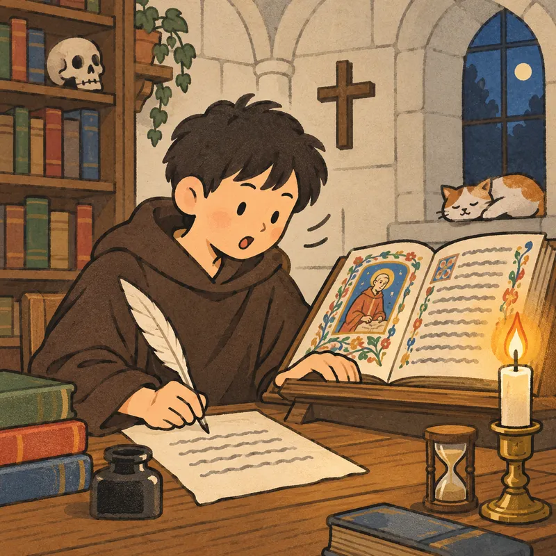 Scriptorium (Arguelles)のイラスト