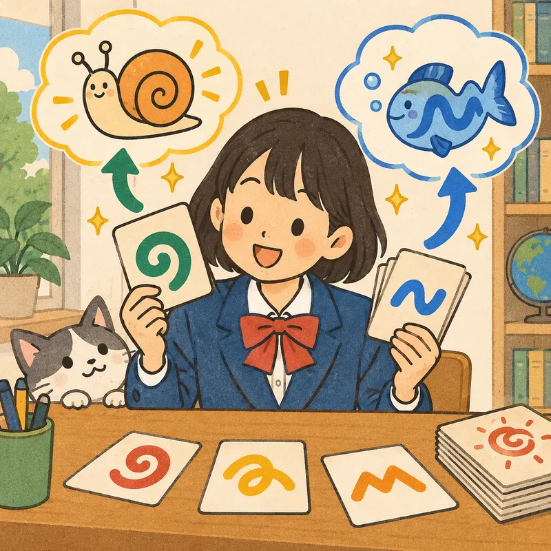 Tofugu仮名の語呂のイラスト