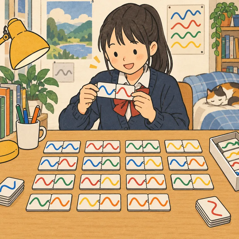 声調ペア(Tone pairs)ドリルのイラスト