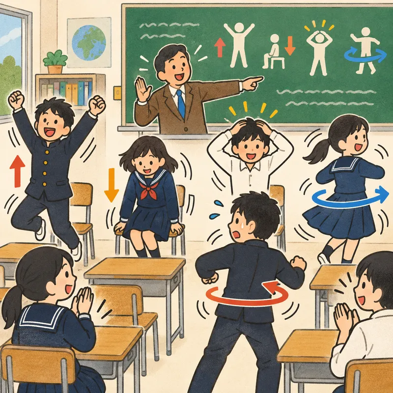 TPR (Total Physical Response)のイラスト
