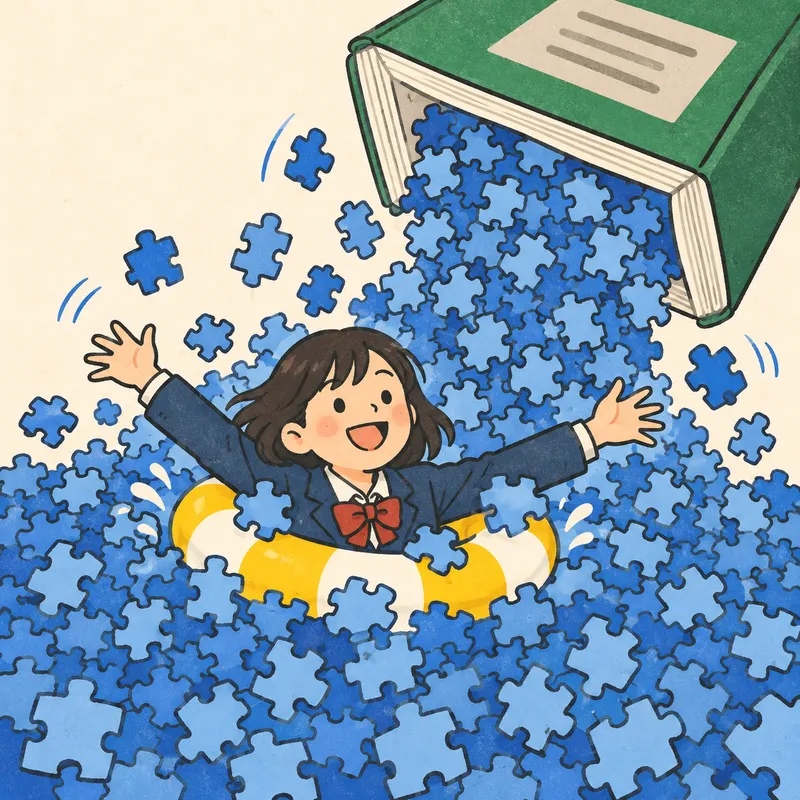 インプット洪水のイラスト
