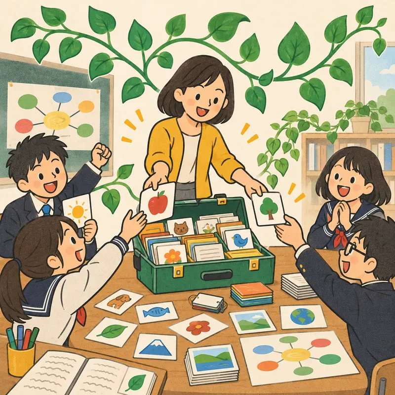 語彙指導全般のイラスト