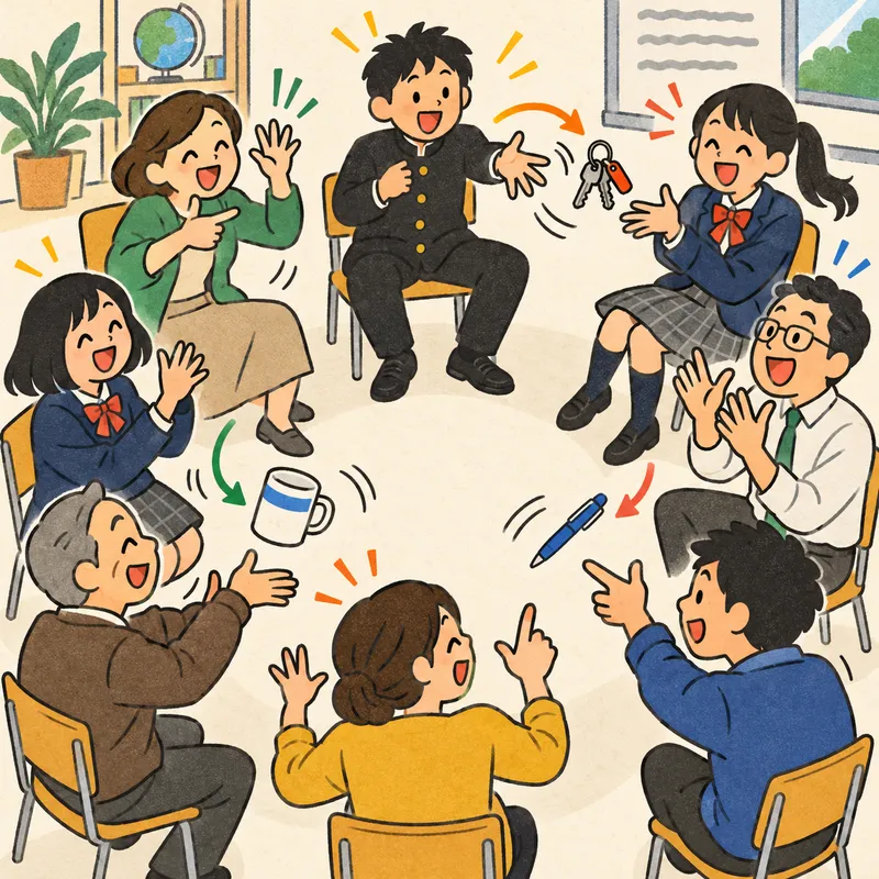 Language Hunting / Where Are Your Keysのイラスト