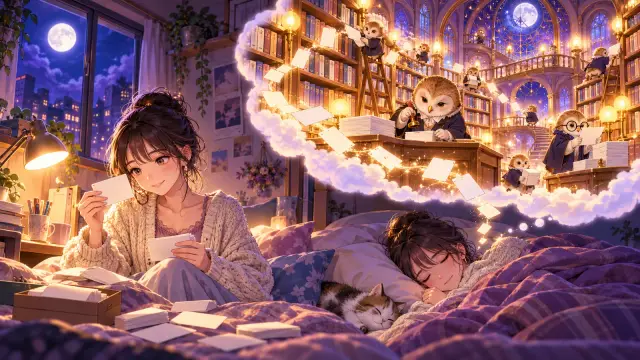 「覚えたら、寝るまで時間を空けない方がいい」のイメージイラスト