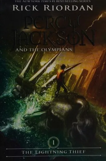 『Percy Jackson and the Olympians: The Lightning Thief』の表紙