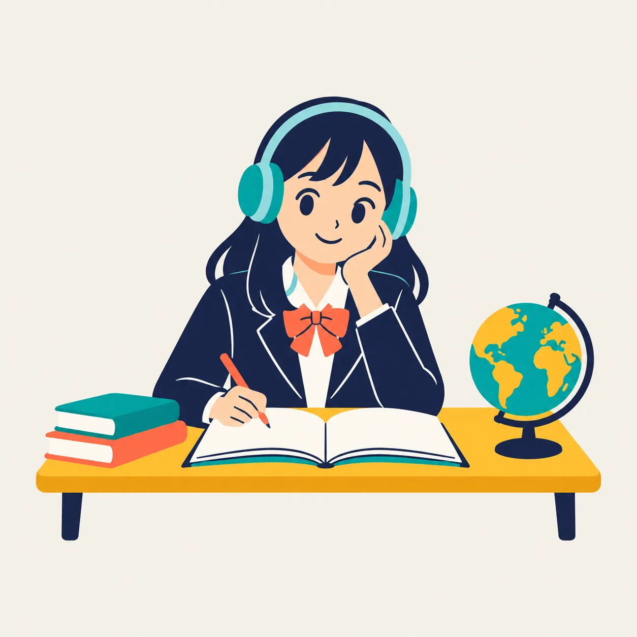 高校生のイラスト