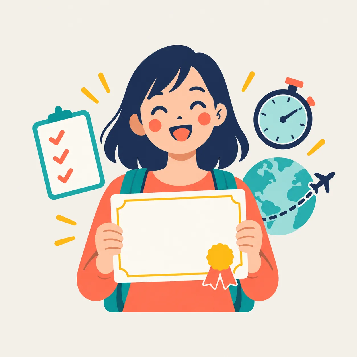 TOEIC・英検・資格のイラスト