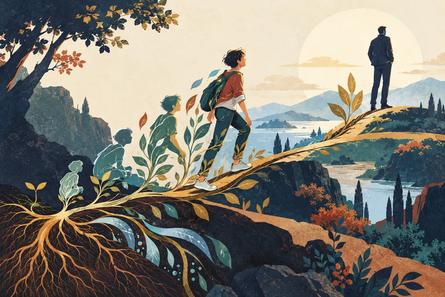 adolescent の語源のイメージ：大人へ育ちつつある