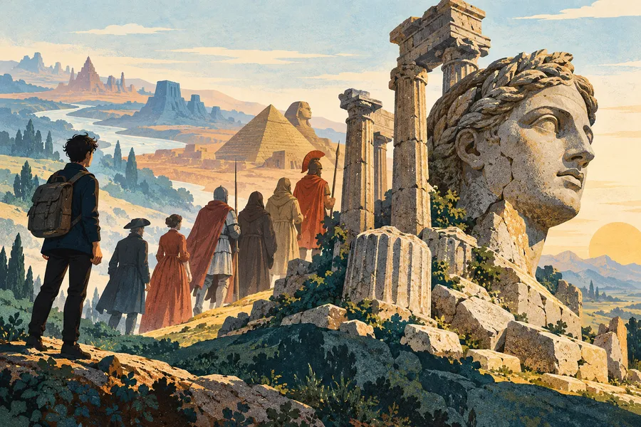 antiquity の語源のイメージ:はるか昔の古さ