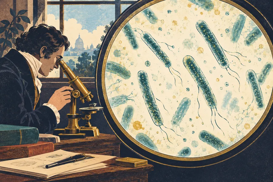 bacterium の語源のイメージ:小さな杖の形の生き物