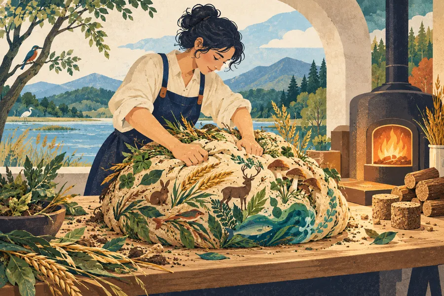 biomass の語源のイメージ:生き物の量のかたまり