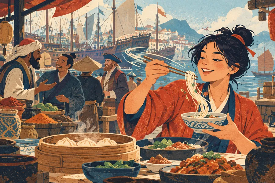 chopstick の語源のイメージ：すばやく使える棒