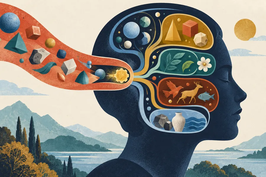 cognition の語源のイメージ:頭で物事を知り分けるはたらき