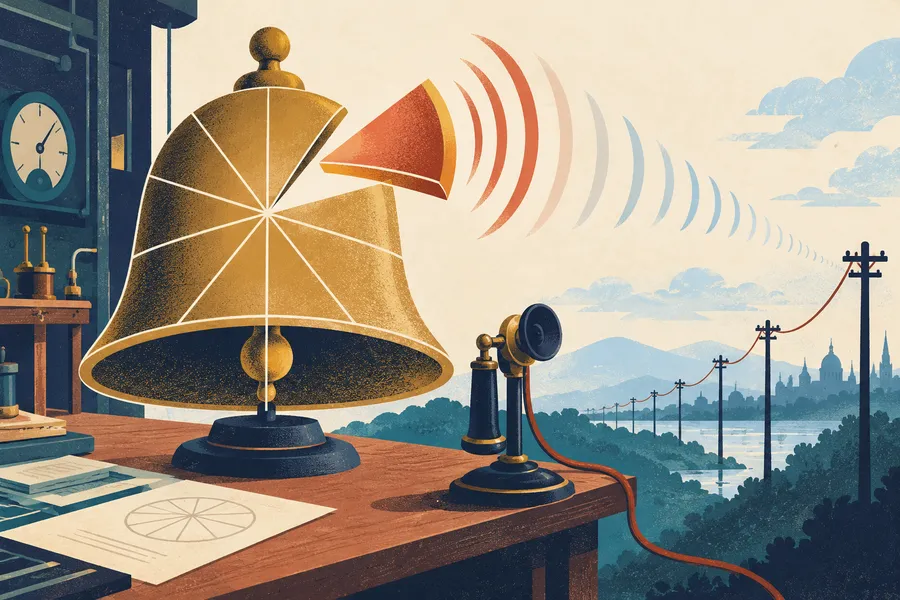 decibel の語源のイメージ：ベルの10分の1の単位