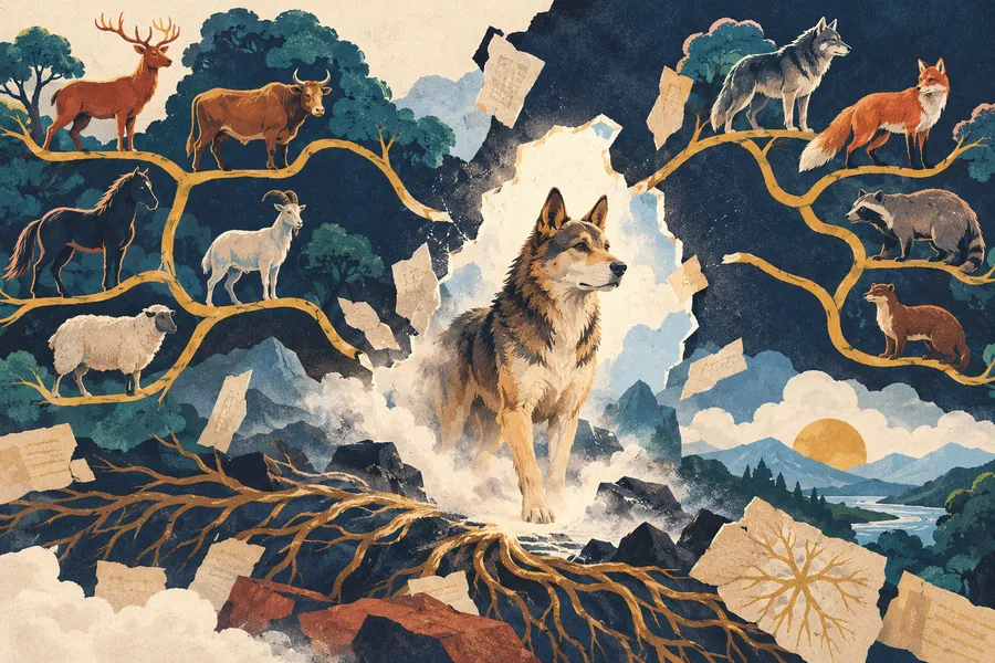 dog の語源のイメージ:出どころ不明の「犬」