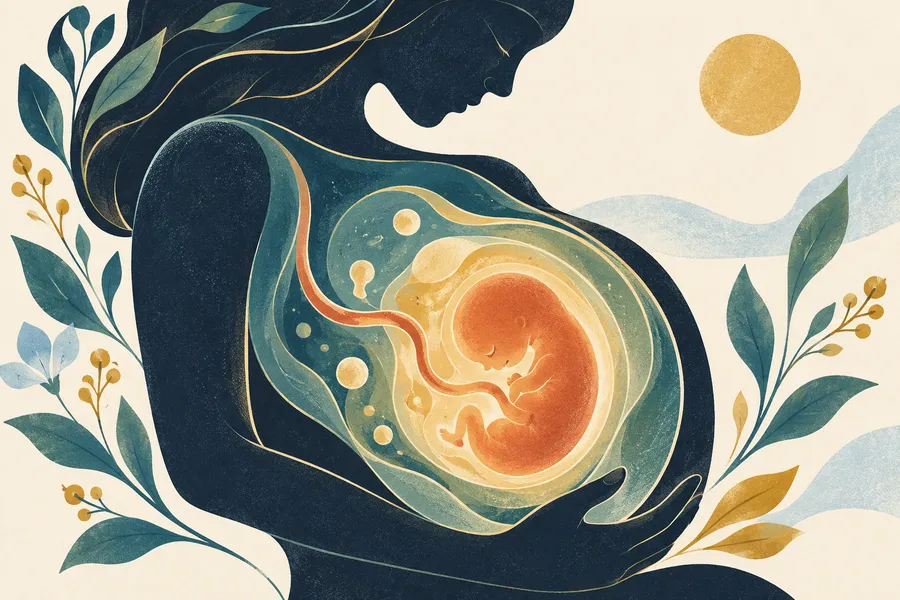 embryo の語源のイメージ:中でふくらみ育つもの