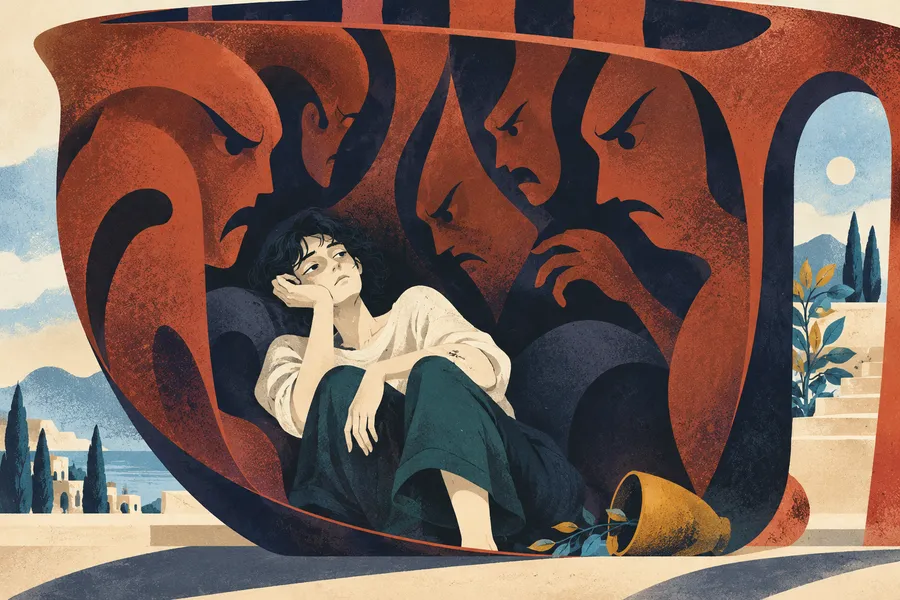 ennui の語源のイメージ：うんざりした気だるさ