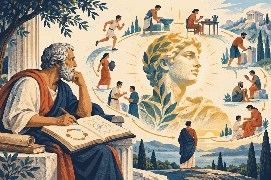 ethics の語源のイメージ:人の習いと品性の学