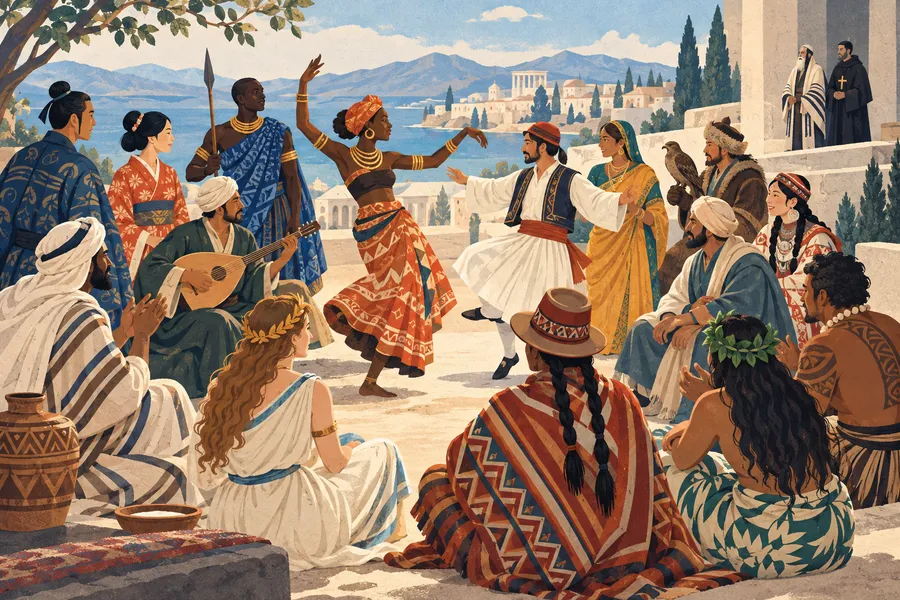 ethnic の語源のイメージ：ある民族ならではの
