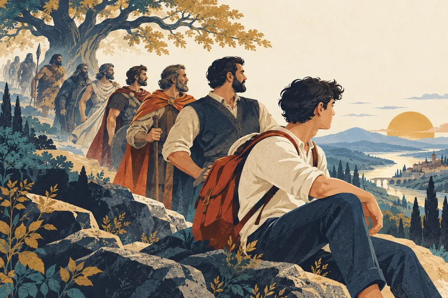 forefather の語源のイメージ：前の時代の父たち