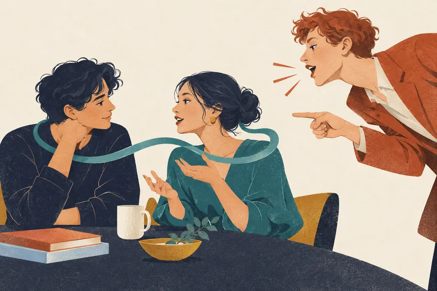 impertinent の語源のイメージ:関係ないのに口を出す
