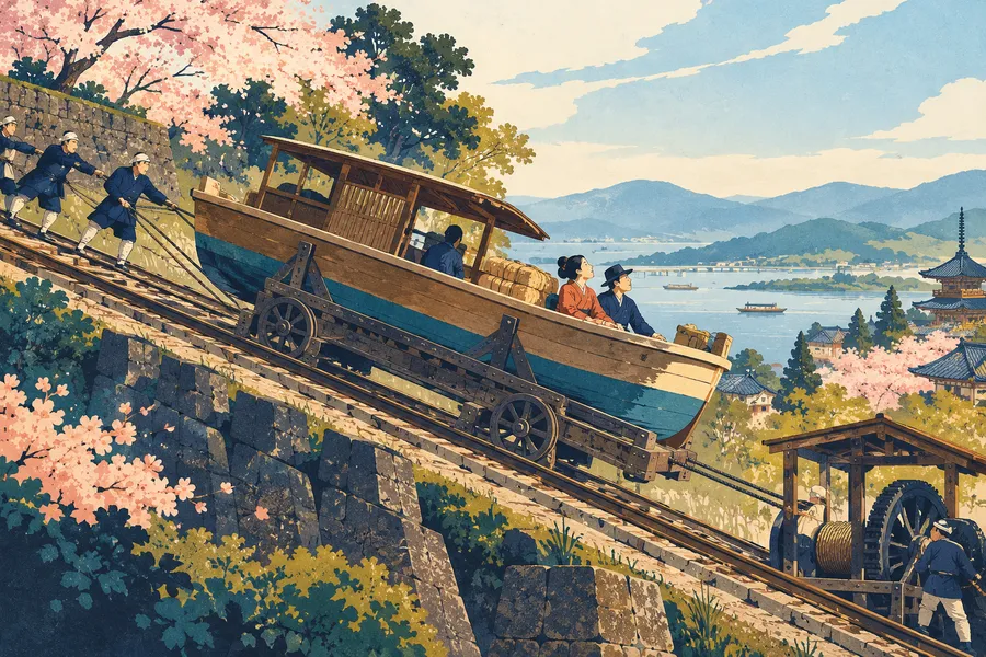 incline の語源のイメージ：ある方向へ傾く