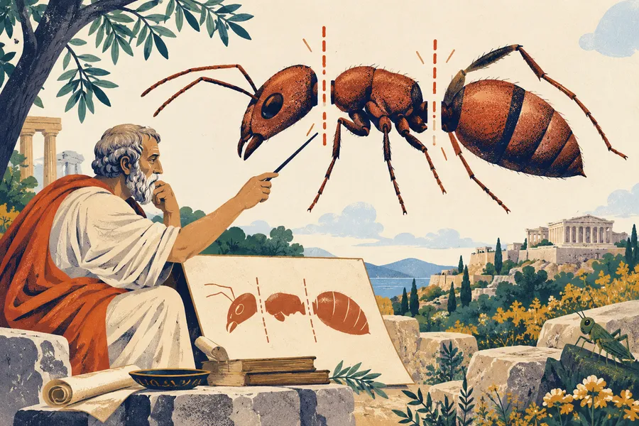 insect の語源のイメージ:体に切れ目のある虫