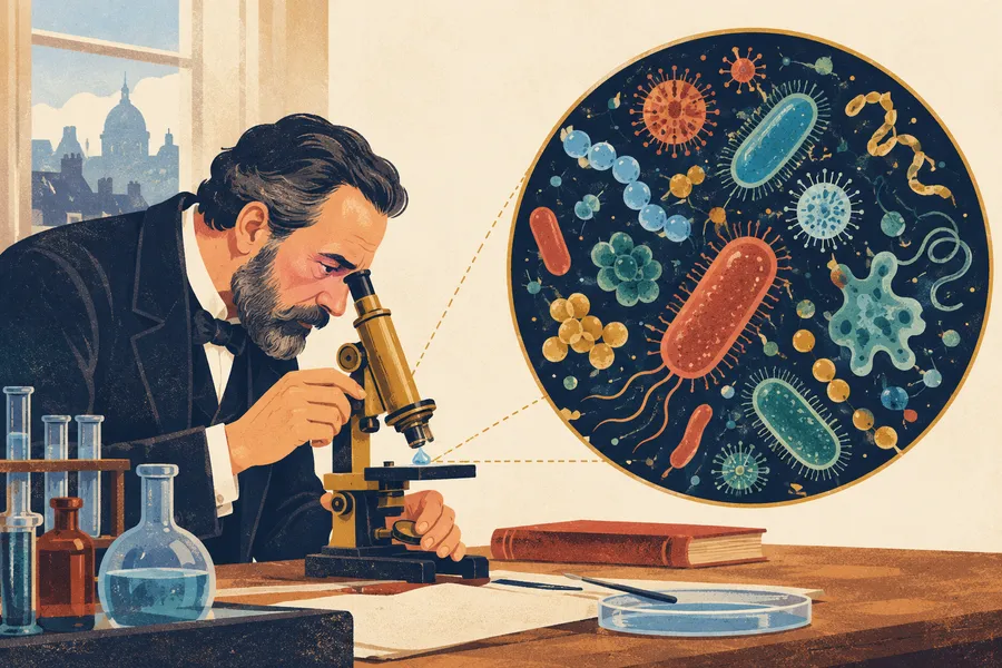 microbe の語源のイメージ:目に見えない小さな命