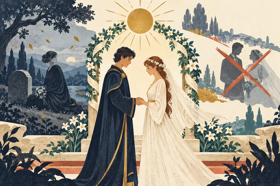 monogamy の語源のイメージ：結婚相手はただ1人