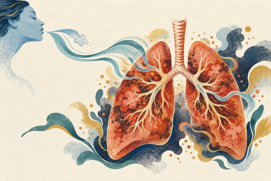 pneumonia の語源のイメージ:肺の病気