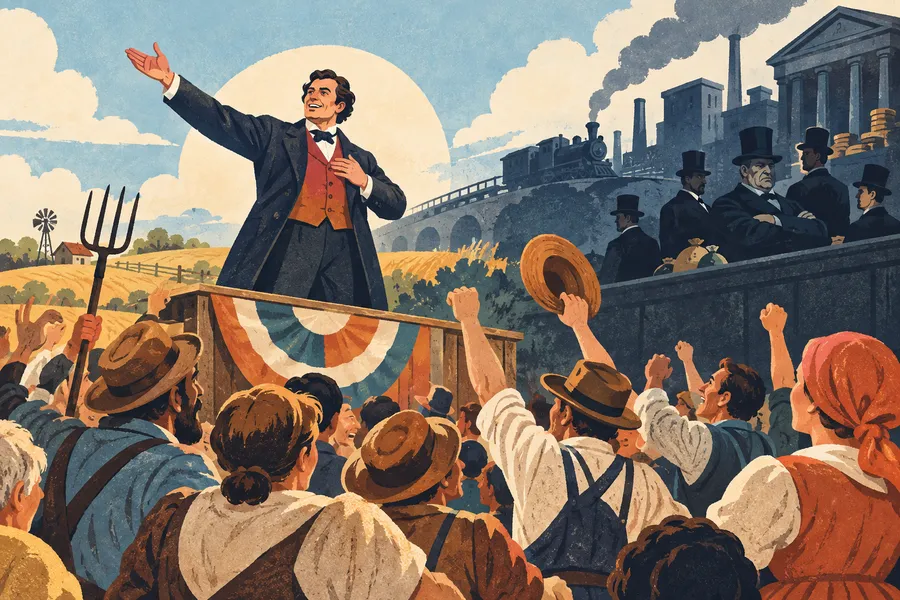 populism の語源のイメージ:民衆の味方を名乗る政治
