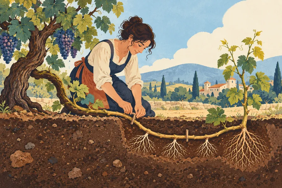 propagate の語源のイメージ:若枝を植えて殖やす