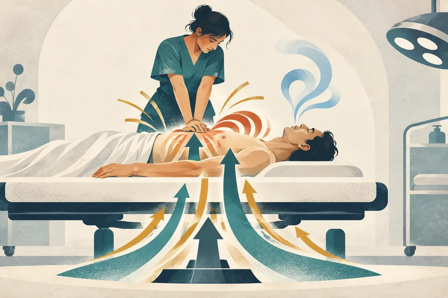 resuscitate の語源のイメージ：止まった体をまた動かす